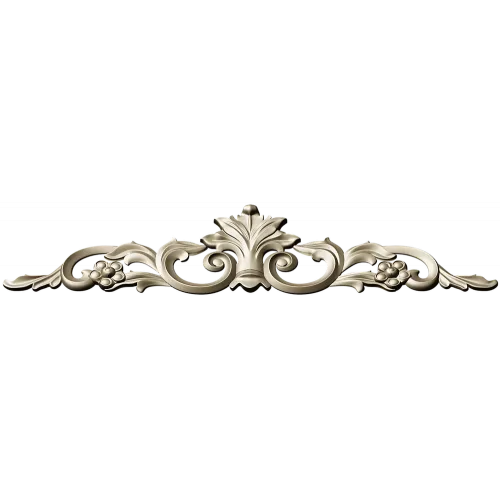 Regal Acanthus Crest - STL 3D model for CNC