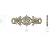 Продольный картуш с акантовыми листьями - 3D модель STL для ЧПУ