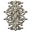 Baroque Acanthus Vertical Cartouche STL