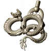 Twined Dragon Ornament - STL 3D Model for CNC