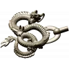 Twined Dragon Ornament - STL 3D Model for CNC