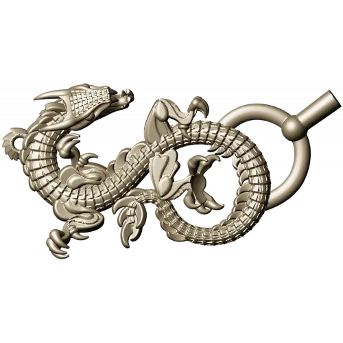 Драконовый узел - 3D модель STL для ЧПУ