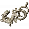 Драконовый узел - 3D модель STL для ЧПУ