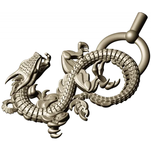 Драконовый узел - 3D модель STL для ЧПУ