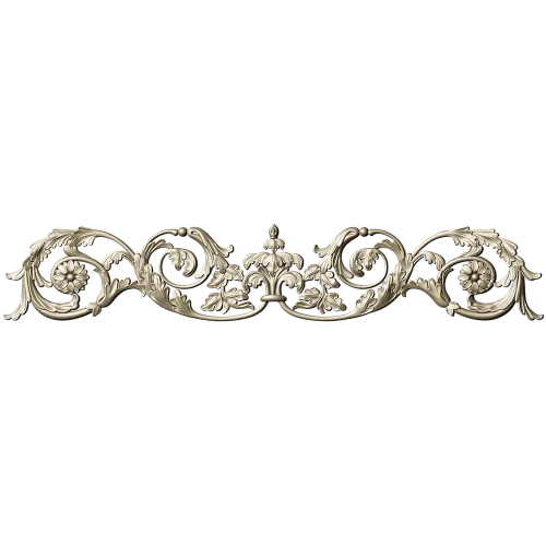 Ornamental Acanthus Scroll Frieze stl 3D model for CNC