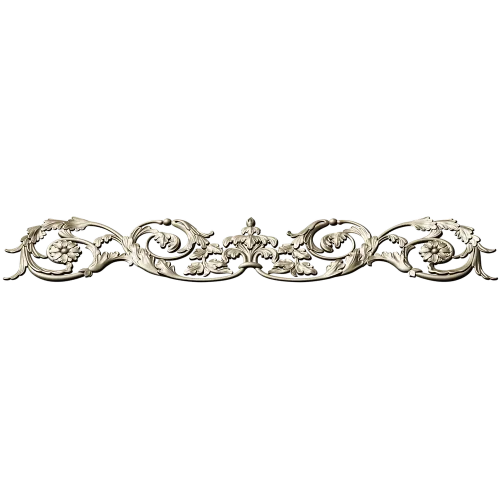 Ornamental Acanthus Scroll Frieze stl 3D model for CNC