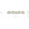 Ornamental Acanthus Scroll Frieze stl 3D model for CNC