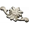 Ornate acanthus cartouche 3D STL for CNC carving