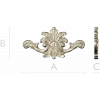 Ornate acanthus cartouche 3D STL for CNC carving