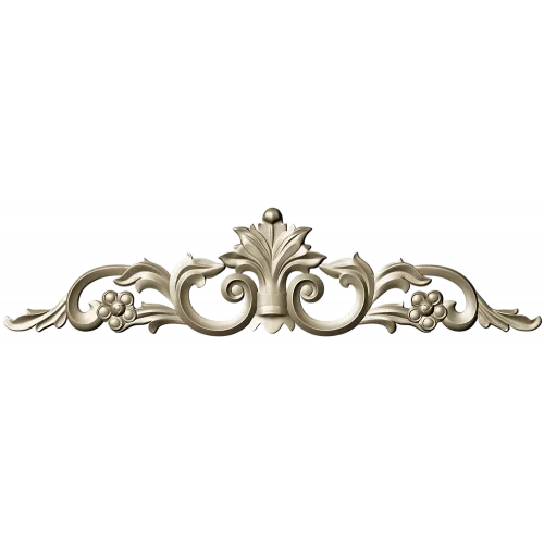 Acanthus Scroll Decorative STL for CNC - high relief 3D model