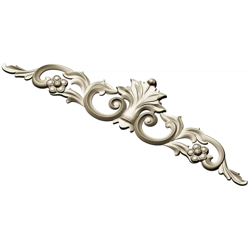 Acanthus Scroll Decorative STL for CNC - high relief 3D model