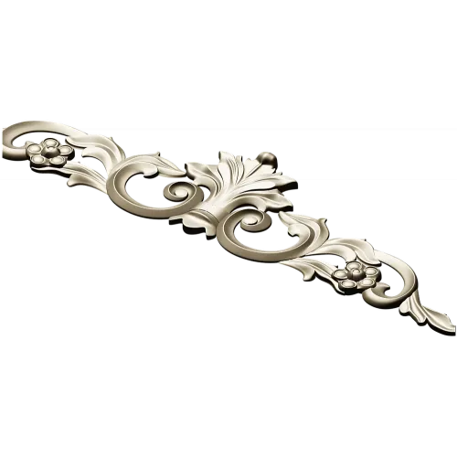 Acanthus Scroll Decorative STL for CNC - high relief 3D model