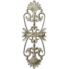 Картуш с акантами и розеткой - 3D модель STL для ЧПУ