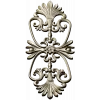 Картуш с акантами и розеткой - 3D модель STL для ЧПУ