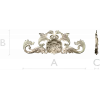 Shell & Acanthus Cartouche STL 3D Model for CNC