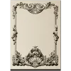 Rococo Shell Decorative Panel STL