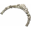 Рокайльный картуш - верхний декор для рамы (STL модель)