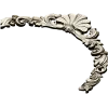 Рокайльный картуш - верхний декор для рамы (STL модель)
