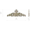 Ornamental Acanthus Crest - High Relief STL 3D Model for CNC