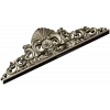 Regal Shell Pediment STL 3D Model for CNC
