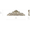 Regal Shell Pediment STL 3D Model for CNC