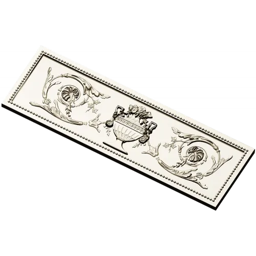 Classical urn frieze - STL 3D model for CNC carving