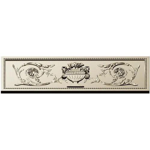 Classical urn frieze - STL 3D model for CNC carving