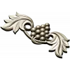 Grape and Acanthus Decorative Applique STL for CNC