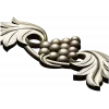 Grape and Acanthus Decorative Applique STL for CNC
