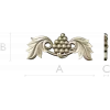 Grape and Acanthus Decorative Applique STL for CNC