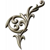 Baroque Acanthus Corner STL for CNC carving