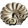 Rococo Shell Rosette - STL 3D model for CNC carving