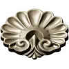 Rococo Shell Rosette - STL 3D model for CNC carving