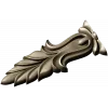 Baroque Acanthus Leaf Applique - STL 3D model for CNC