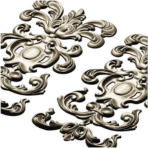 Картуш Лоренцо - декоративная 3D модель STL для ЧПУ