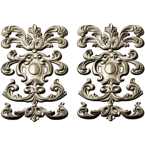 Картуш Лоренцо - декоративная 3D модель STL для ЧПУ