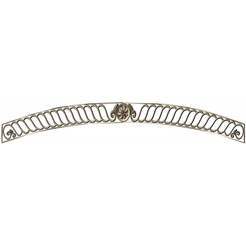 Curved Rosette Openwork Panel STL for CNC