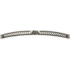 Curved Rosette Openwork Panel STL for CNC