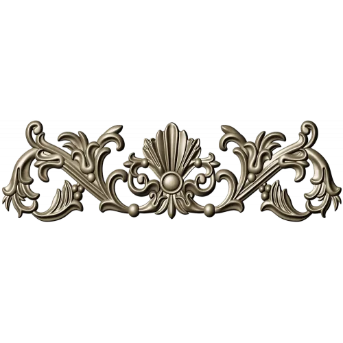 Baroque Seashell Crest - STL 3D Model for CNC