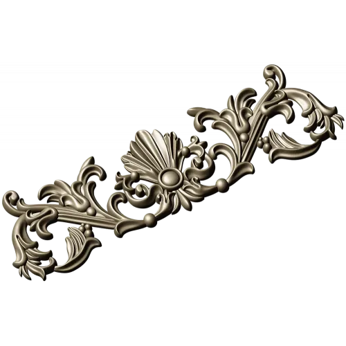 Baroque Seashell Crest - STL 3D Model for CNC
