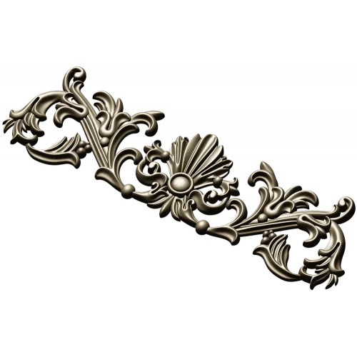 Baroque Seashell Crest - STL 3D Model for CNC
