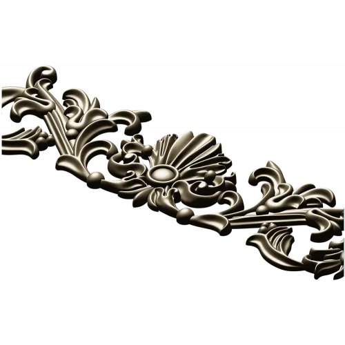 Baroque Seashell Crest - STL 3D Model for CNC