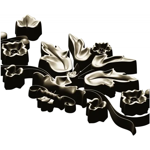 Флорентийская ветвь - 3D модель STL для ЧПУ, декоративная накладка