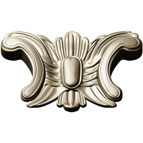Rococo Acanthus Cartouche STL for CNC