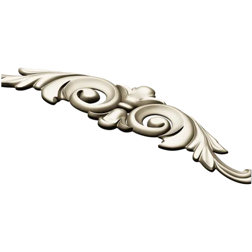 Acanthus scroll STL model for CNC - decorative cartouche 3D model