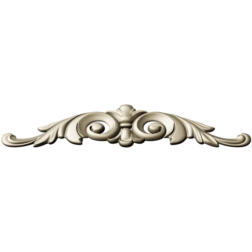 Acanthus scroll STL model for CNC - decorative cartouche 3D model