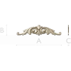 Acanthus scroll STL model for CNC - decorative cartouche 3D model