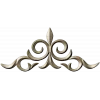 Ornamental Fleur Cartouche STL - 3D model for CNC carving
