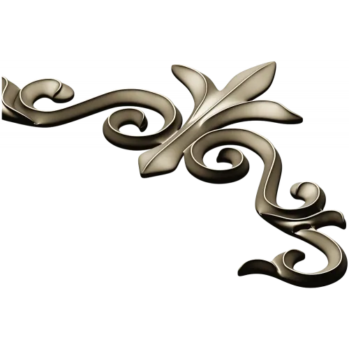Вензель Лилиан - 3D STL модель для ЧПУ