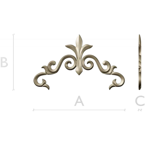 Вензель Лилиан - 3D STL модель для ЧПУ